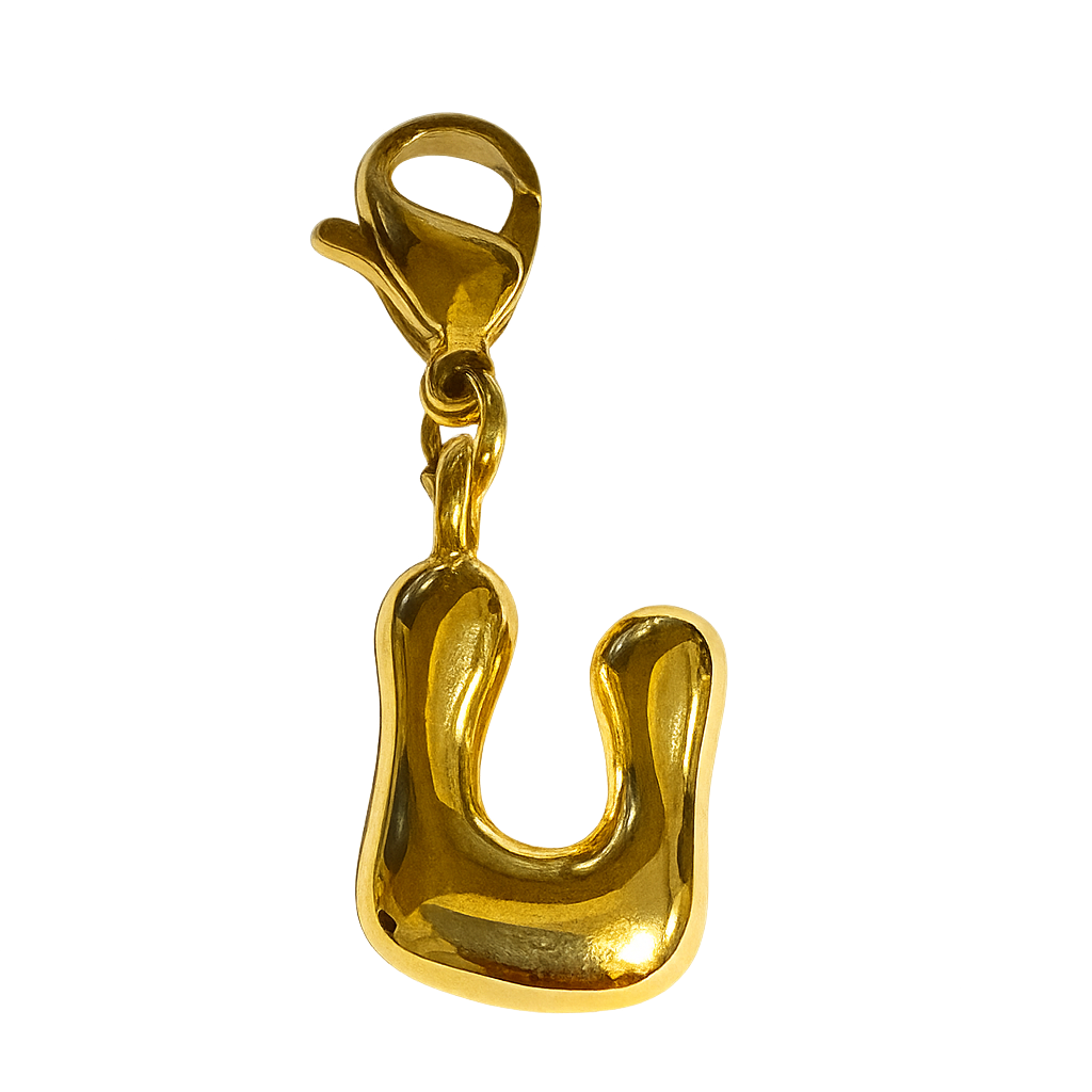 GOLD MADNESS LETTER CHARMS