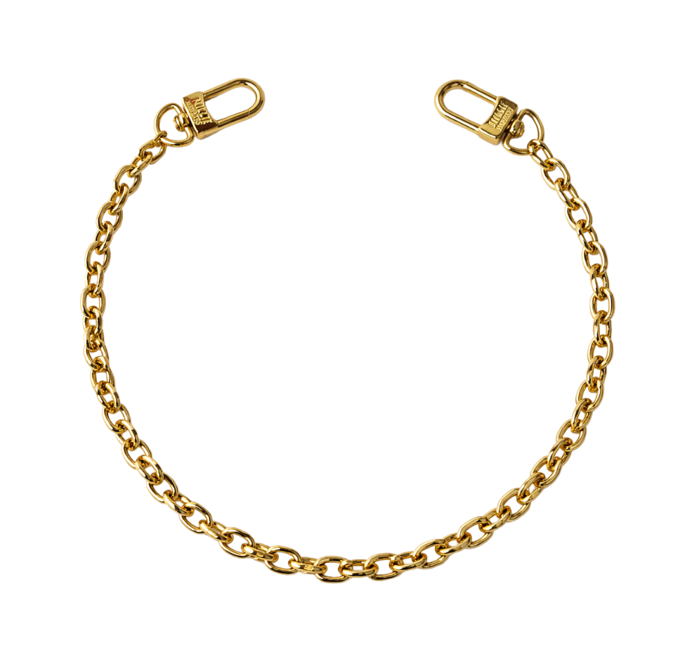 stainless steel gold bag chain