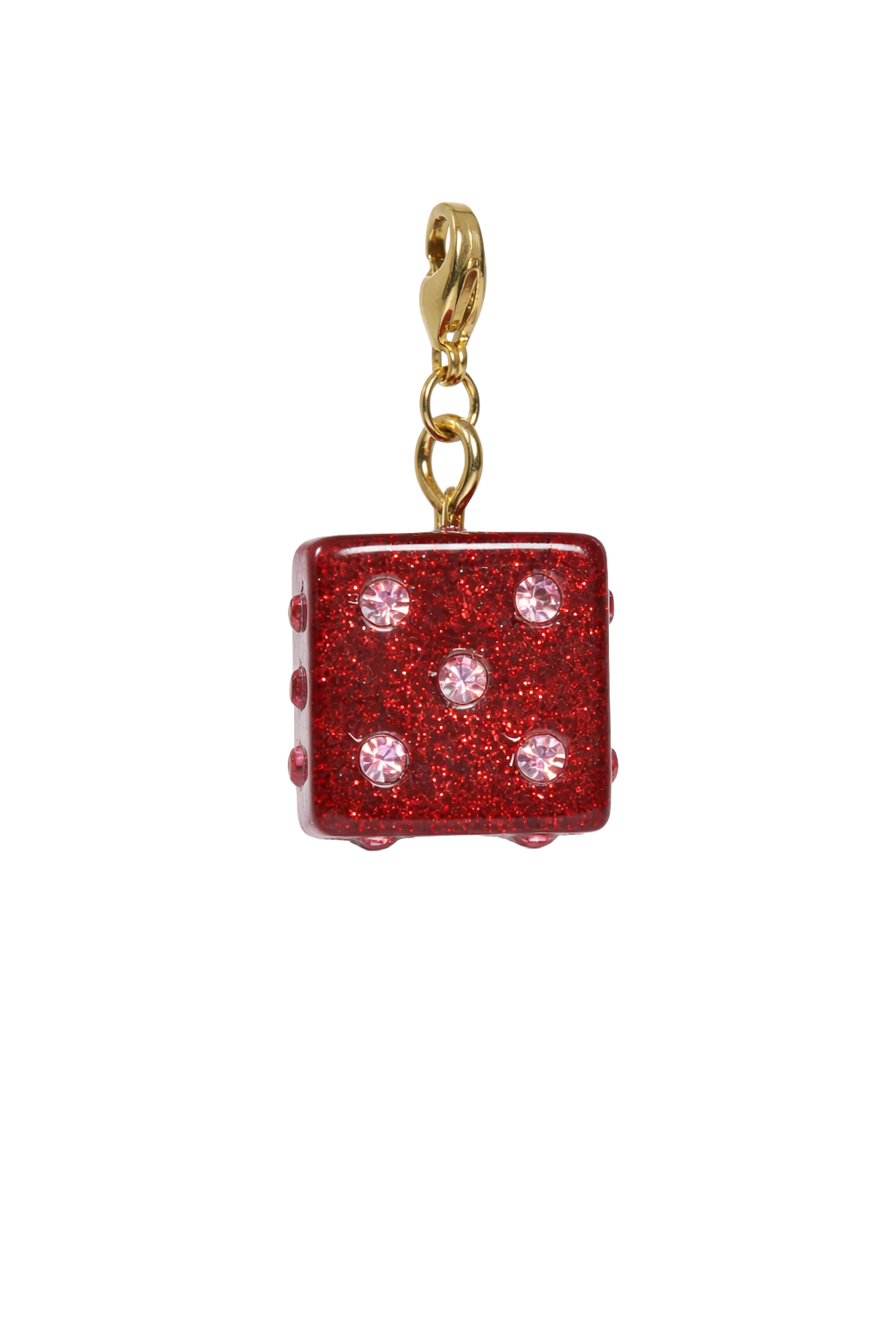 PINK DICE XL CHARM