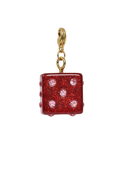 PINK DICE XL CHARM