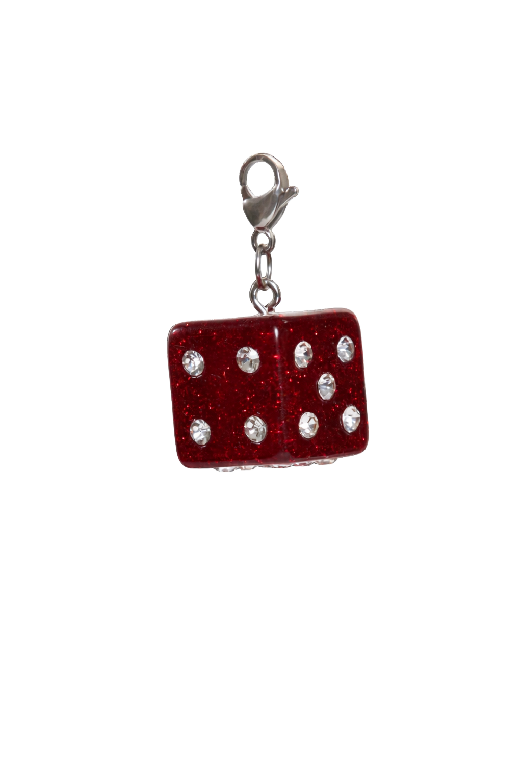 SILVER DICE XL CHARM
