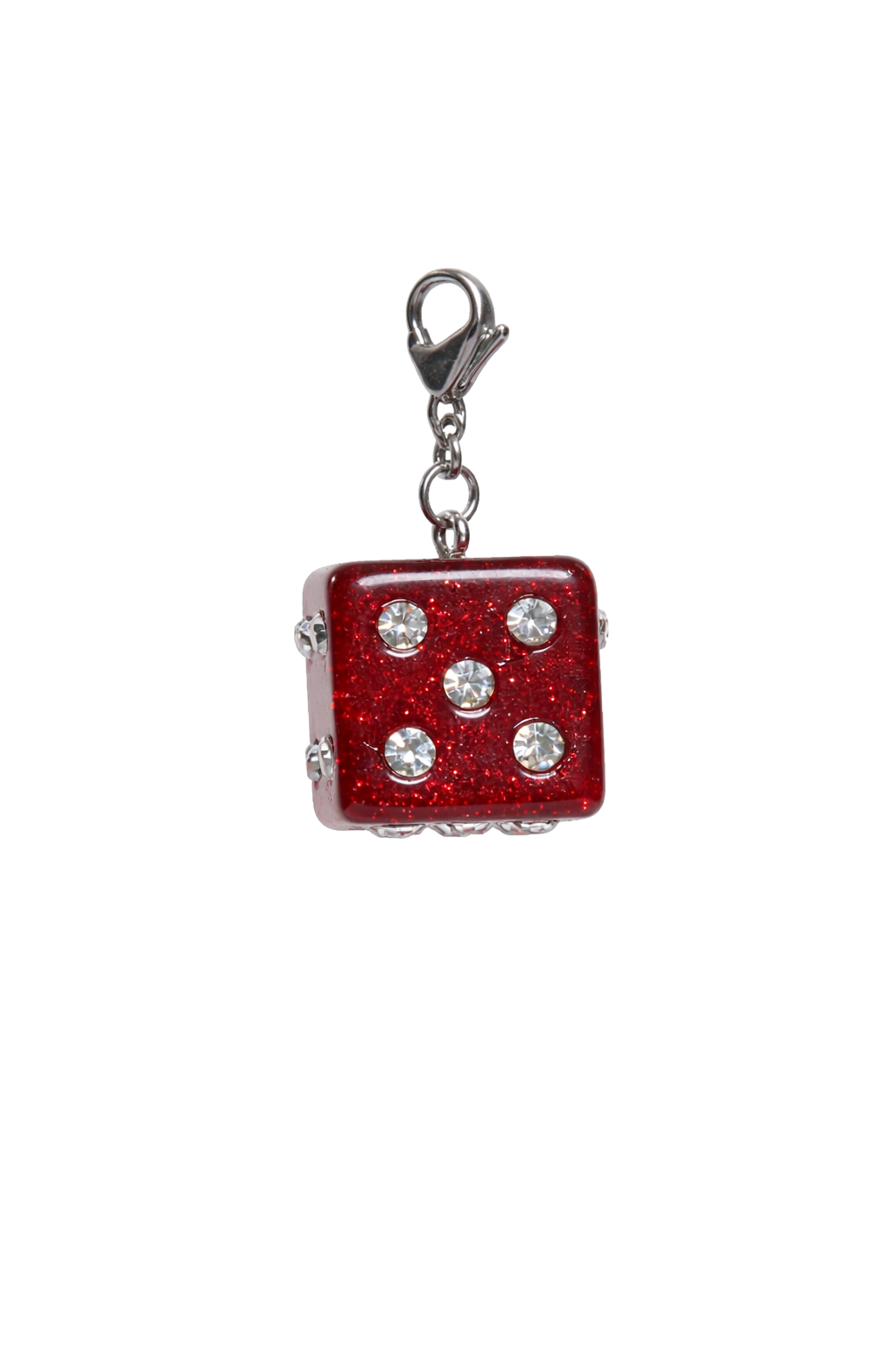 SILVER DICE XL CHARM