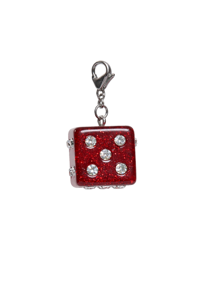 SILVER DICE XL CHARM