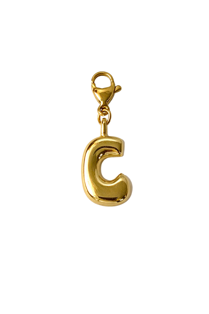 GOLD MADNESS LETTER CHARMS