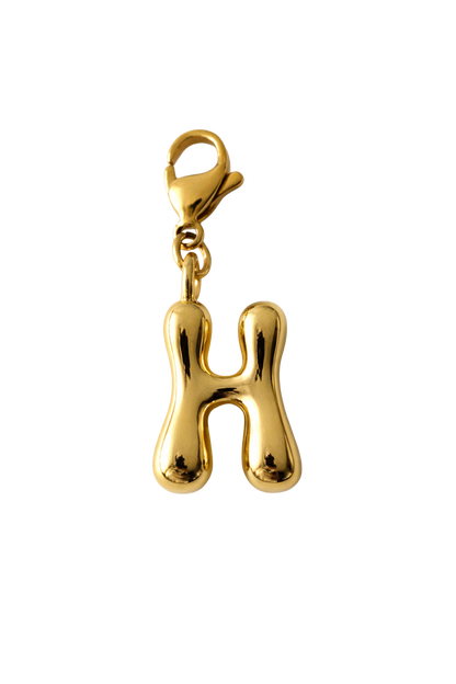 GOLD MADNESS LETTER CHARMS