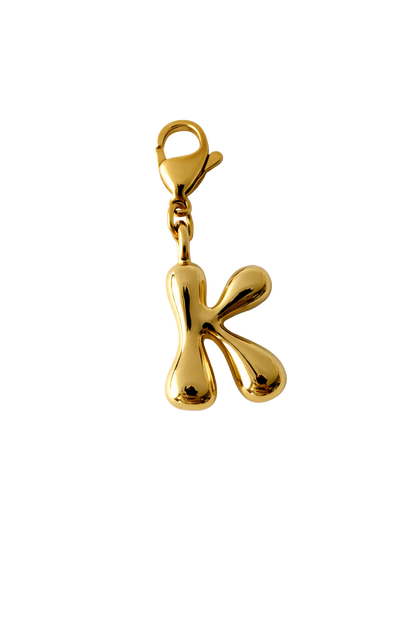 GOLD MADNESS LETTER CHARMS