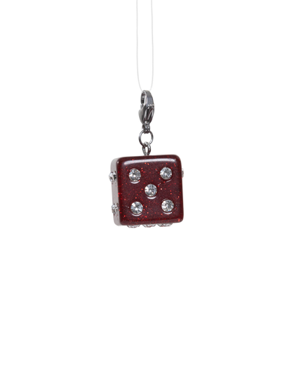 SILVER DICE XL CHARM