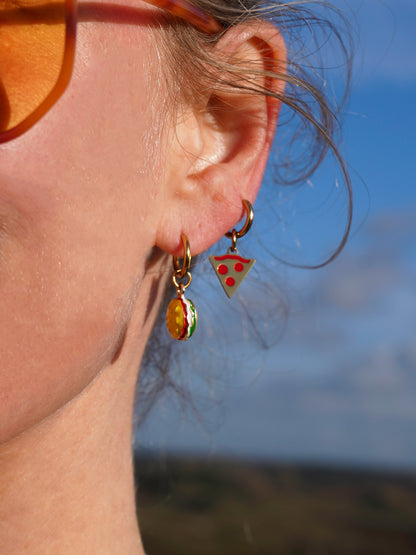 BURGER EARRING
