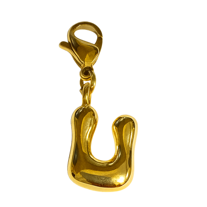GOLD MADNESS LETTER CHARMS