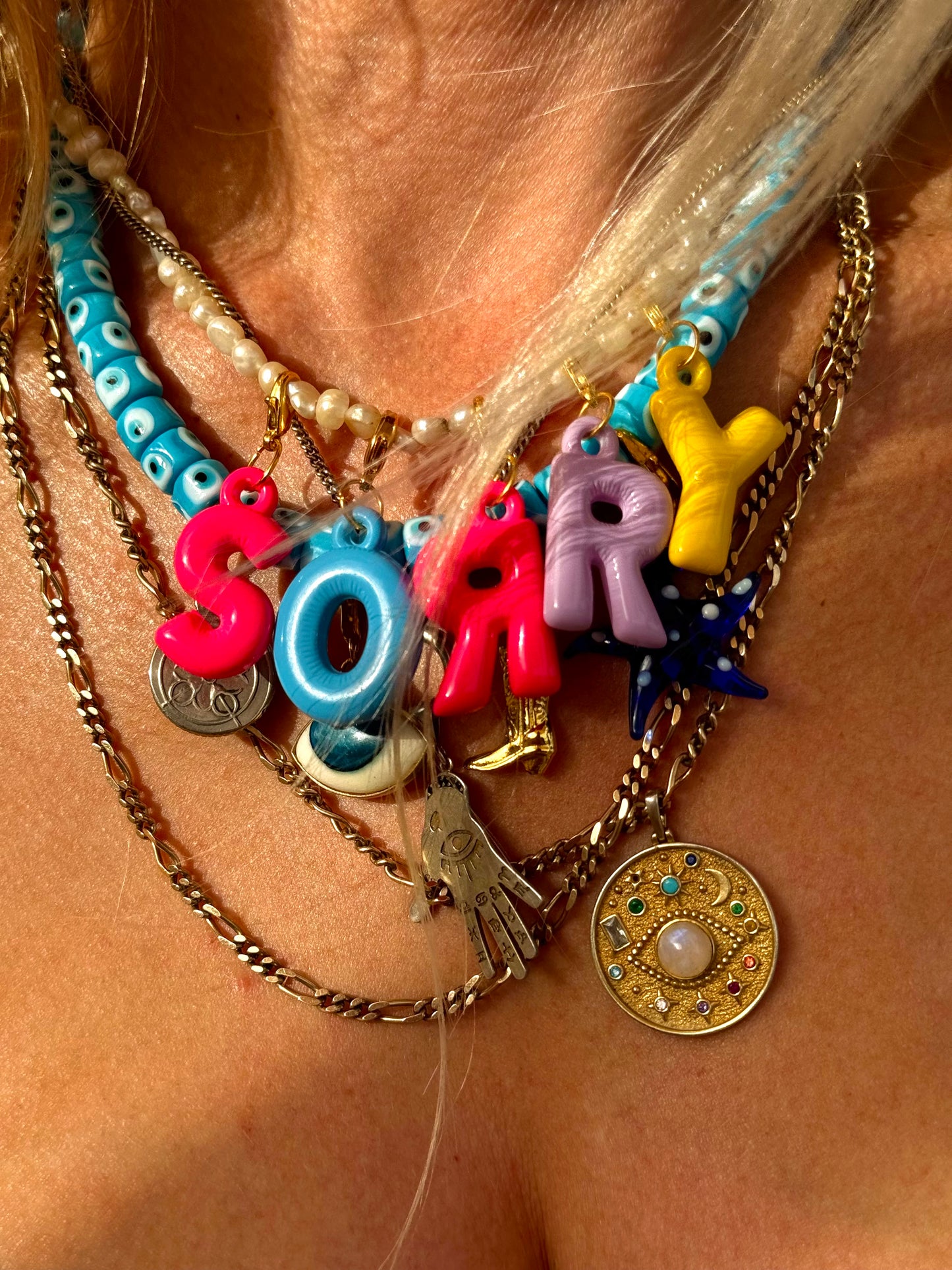 FUNKY LETTER CHARM A-M