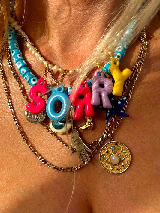 FUNKY LETTER CHARM A-M