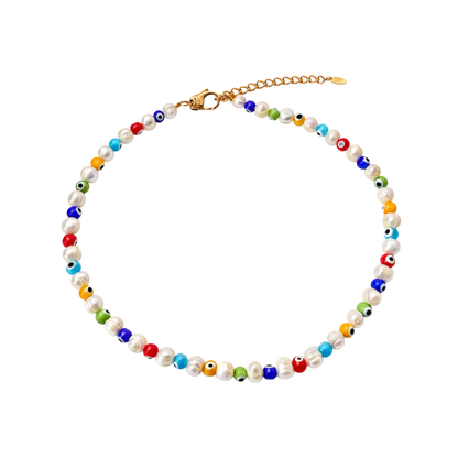 COLORFUL EYE NECKLACE