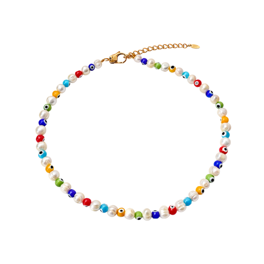 COLORFUL EYE NECKLACE