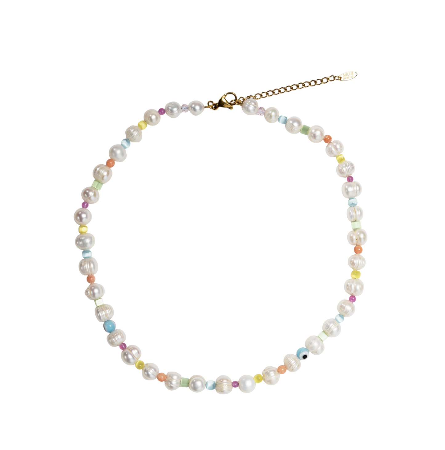 beaded pearl necklace