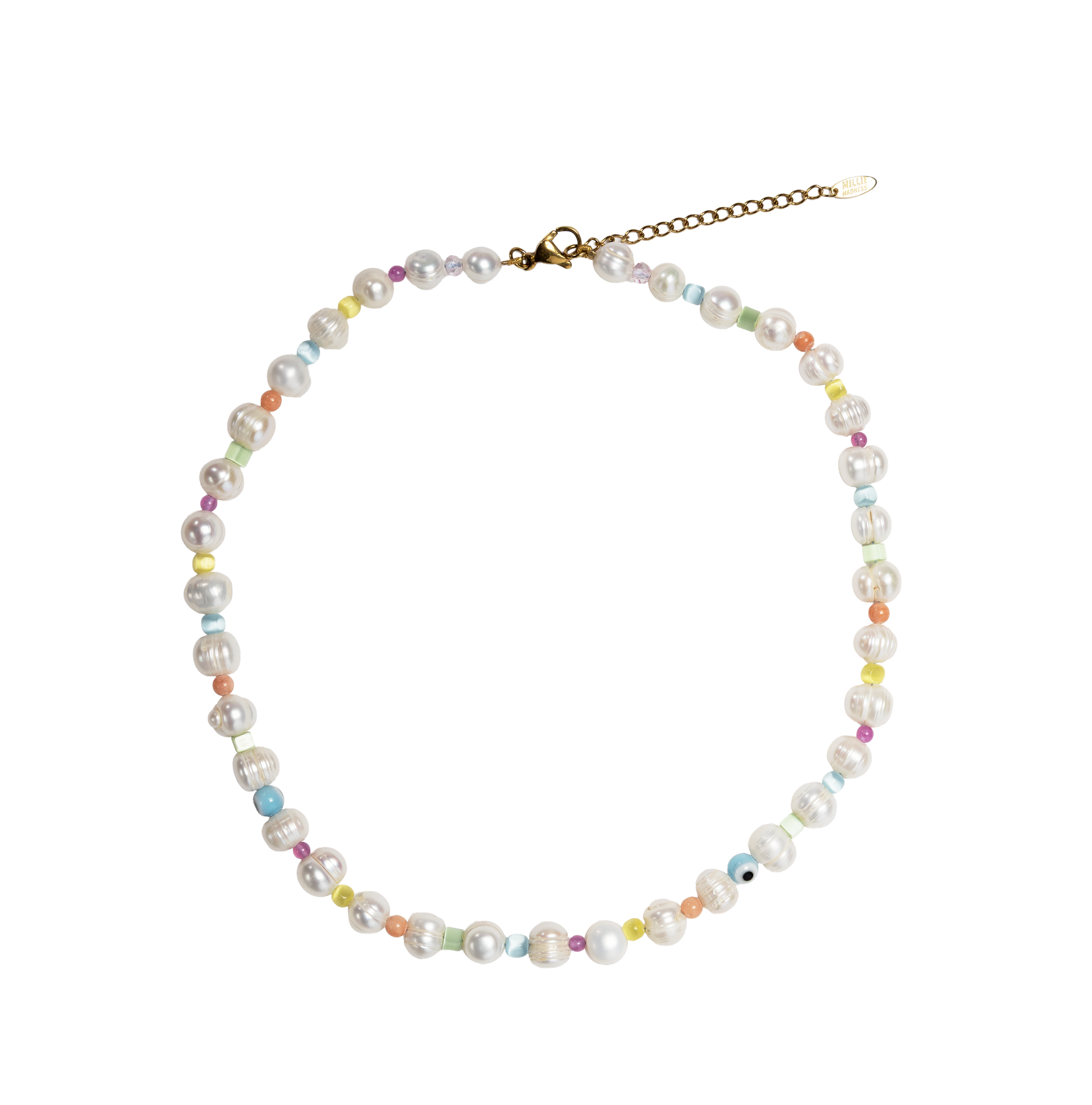 beaded pearl necklace