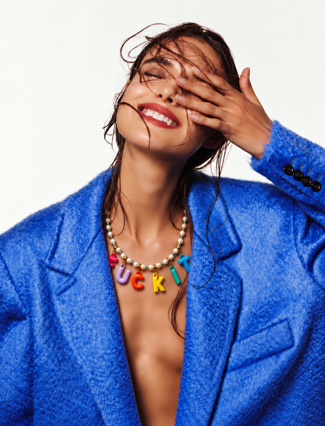 F*CK IT IN COLOR NECKLACE
