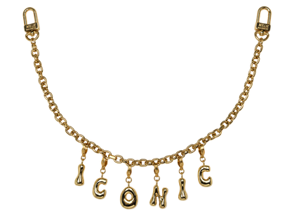 millie madness bag chain with iconic gold letters