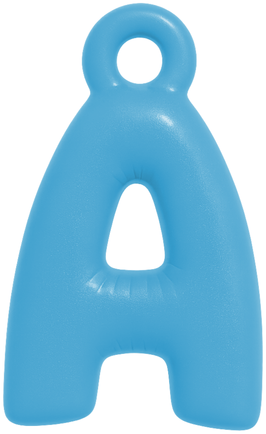 FUNKY LETTER CHARM A-M