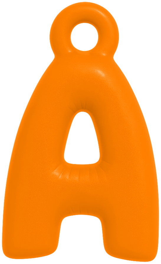 FUNKY LETTER CHARM A-M