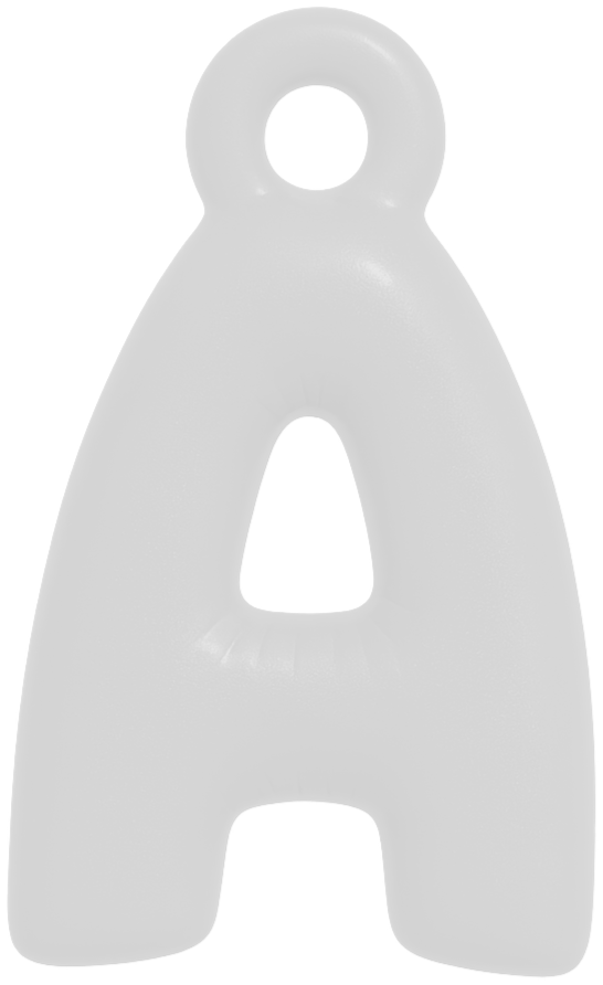 FUNKY LETTER CHARM A-M