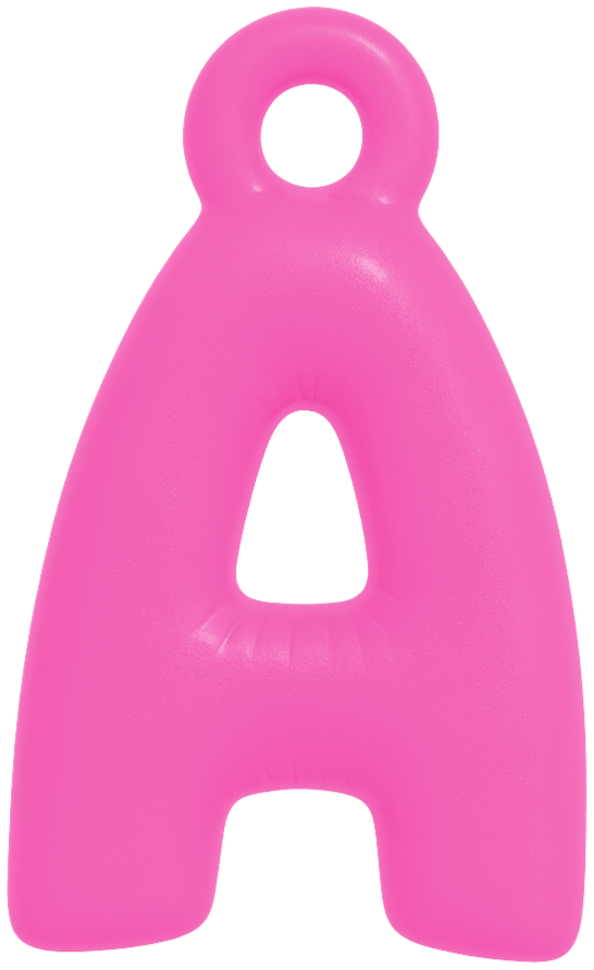 FUNKY LETTER CHARM A-M