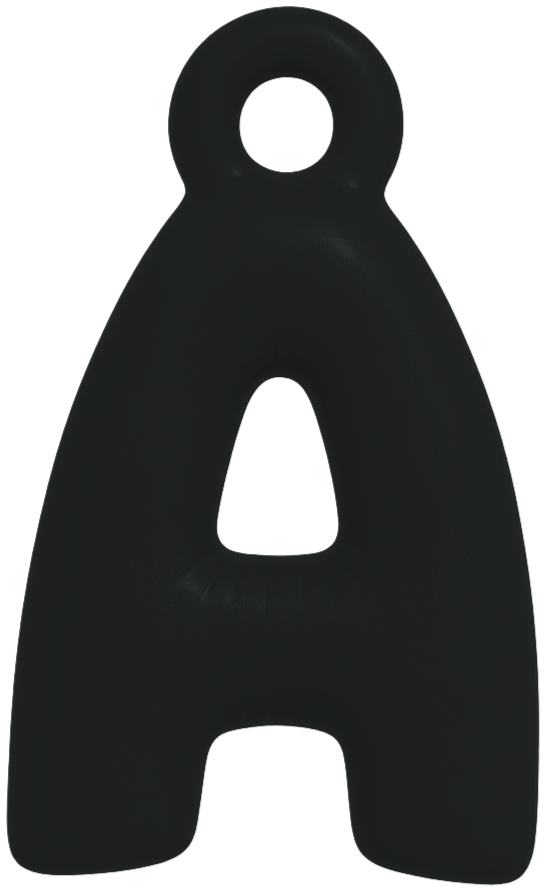 FUNKY LETTER CHARM A-M