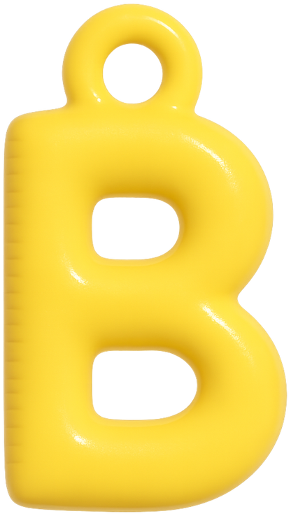 FUNKY LETTER CHARM A-M