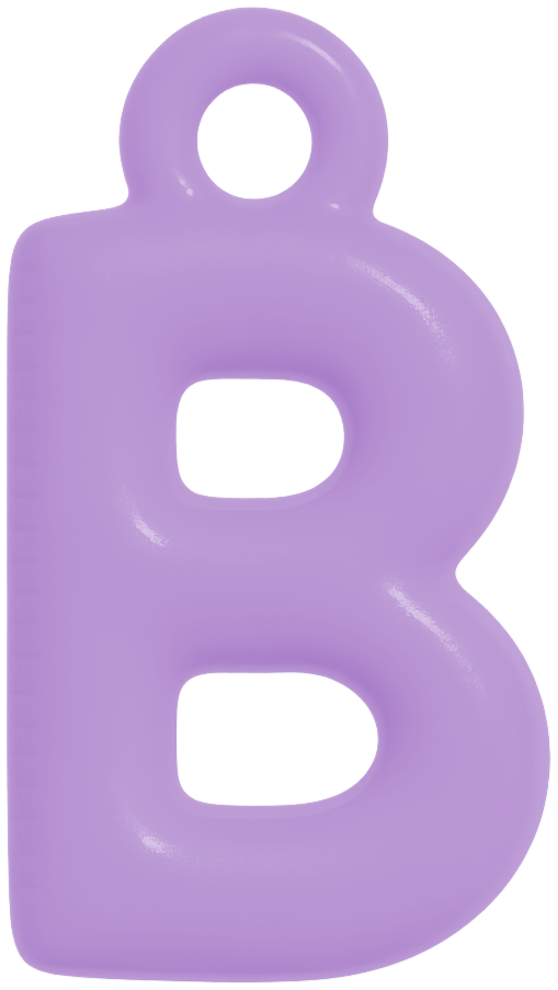 FUNKY LETTER CHARM A-M