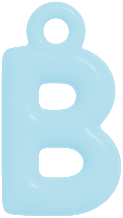 FUNKY LETTER CHARM A-M