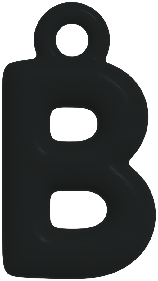 FUNKY LETTER CHARM A-M