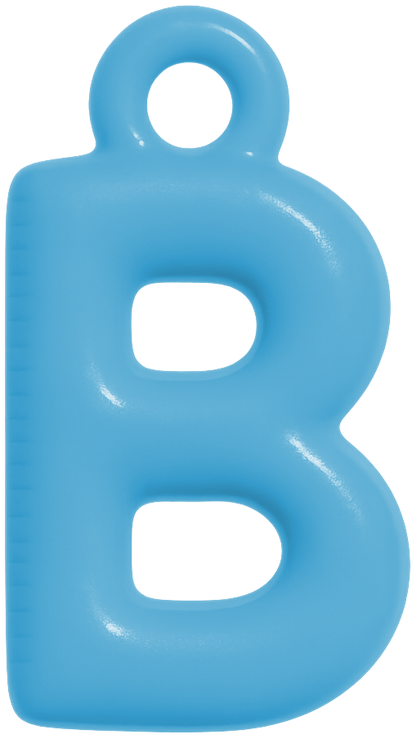 FUNKY LETTER CHARM A-M