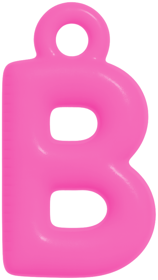 FUNKY LETTER CHARM A-M