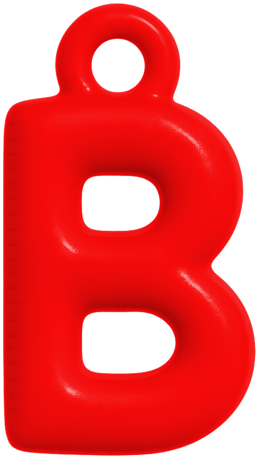 FUNKY LETTER CHARM A-M