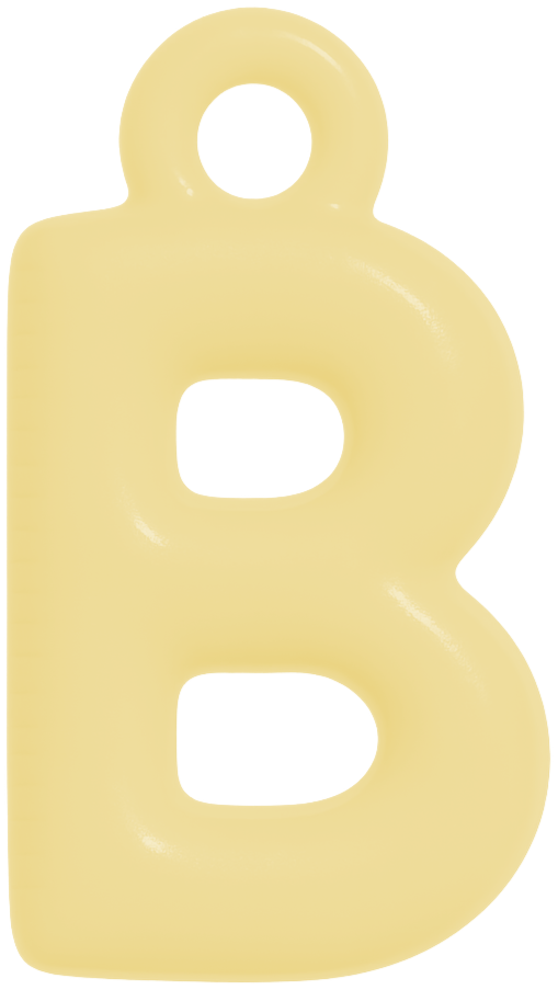 FUNKY LETTER CHARM A-M