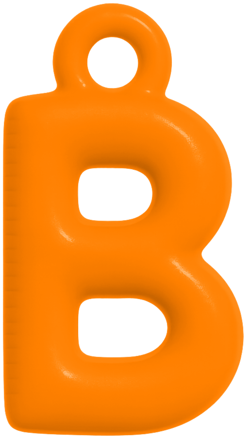 FUNKY LETTER CHARM A-M