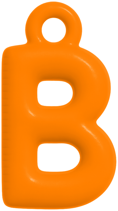 FUNKY LETTER CHARM A-M