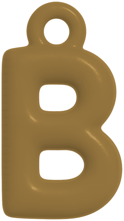 FUNKY LETTER CHARM A-M