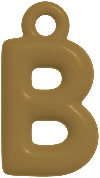 FUNKY LETTER CHARM A-M