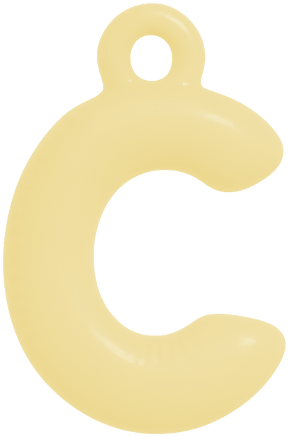 FUNKY LETTER CHARM A-M