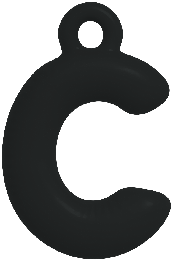 FUNKY LETTER CHARM A-M