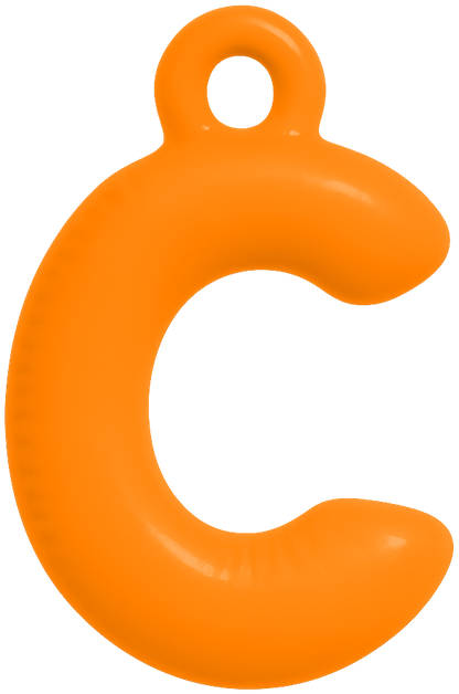 FUNKY LETTER CHARM A-M