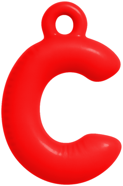 FUNKY LETTER CHARM A-M