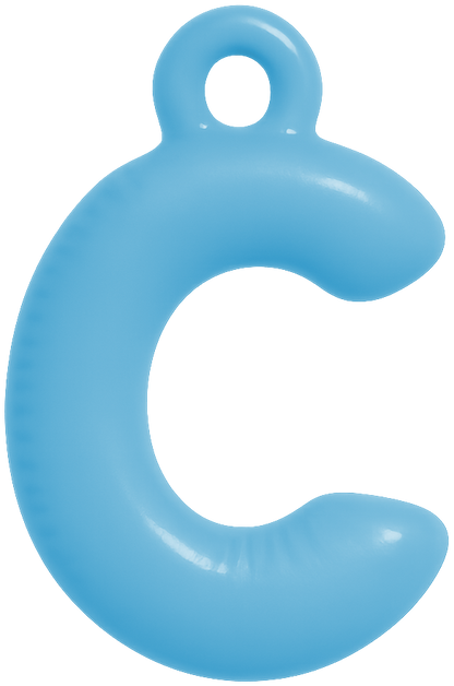 FUNKY LETTER CHARM A-M