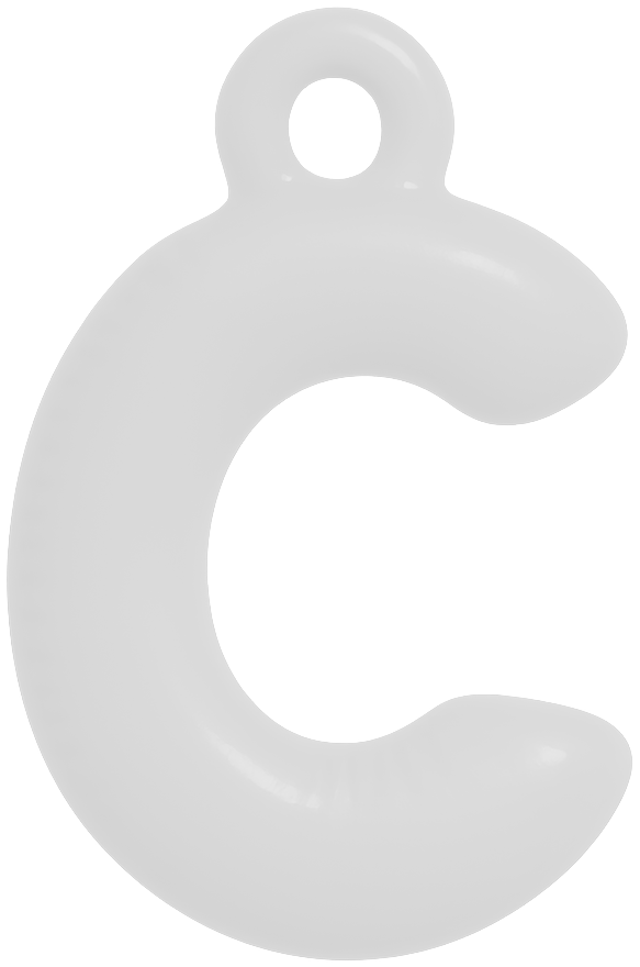 FUNKY LETTER CHARM A-M