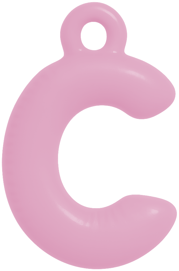 FUNKY LETTER CHARM A-M