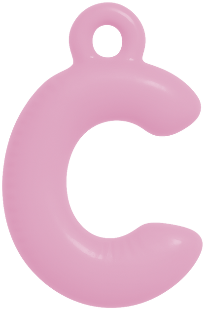 FUNKY LETTER CHARM A-M