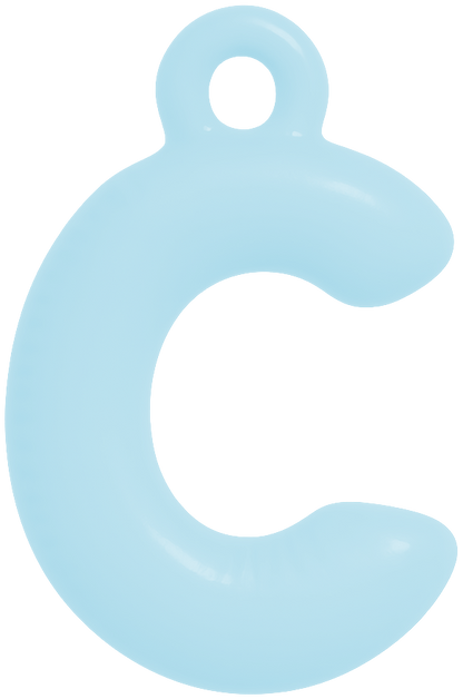 FUNKY LETTER CHARM A-M