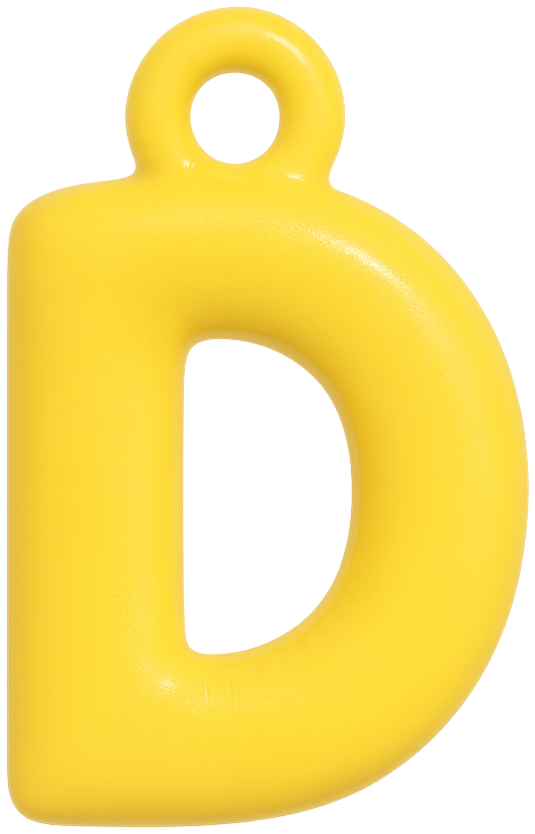 FUNKY LETTER CHARM A-M