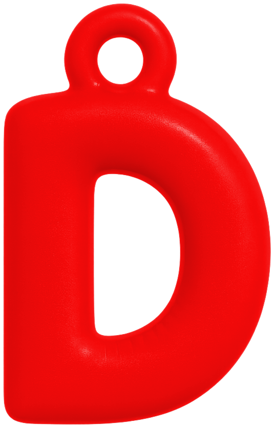 FUNKY LETTER CHARM A-M