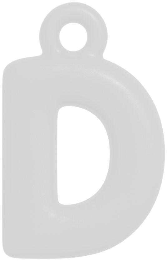 FUNKY LETTER CHARM A-M